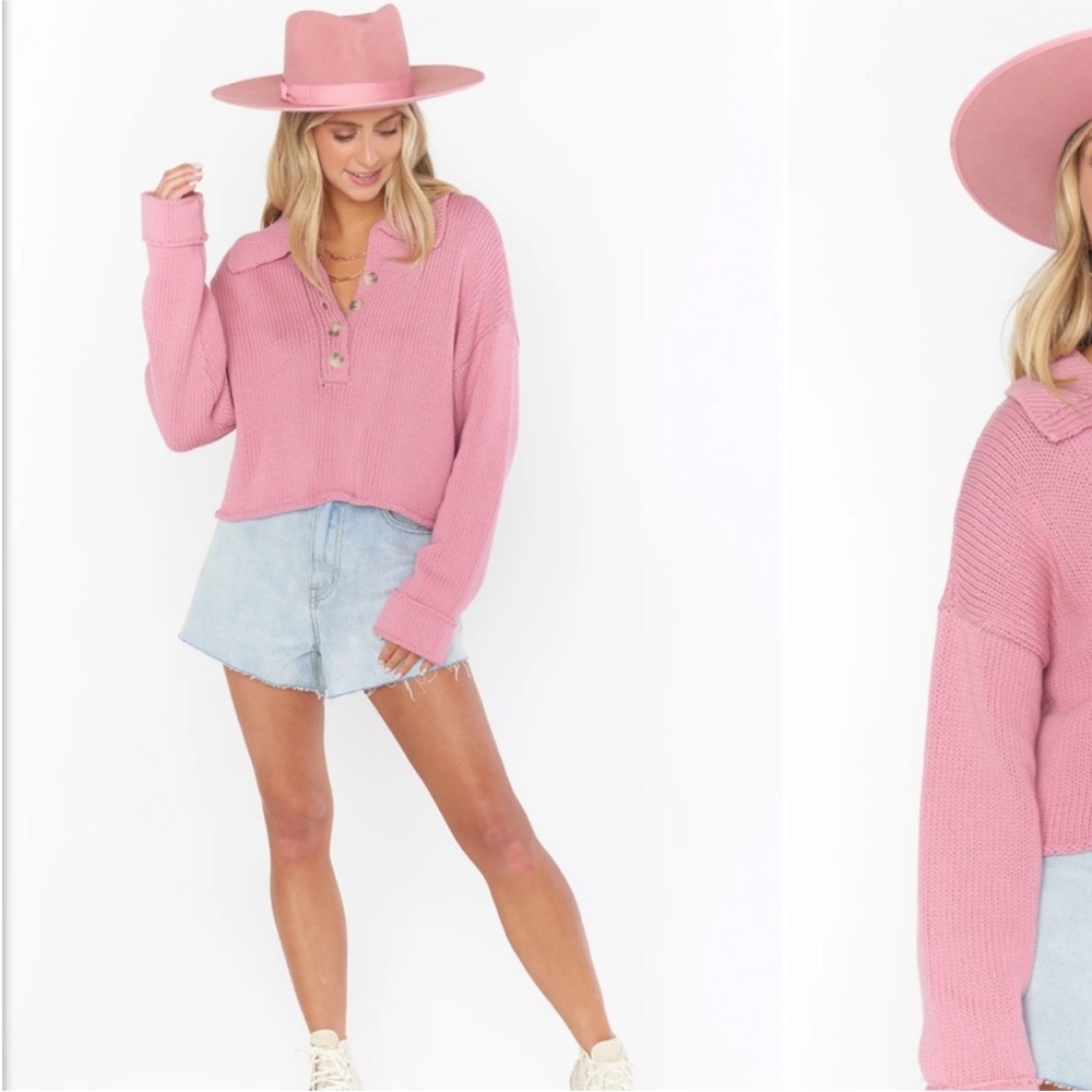 Show Me Your MuMu Crawford Crop Sweater